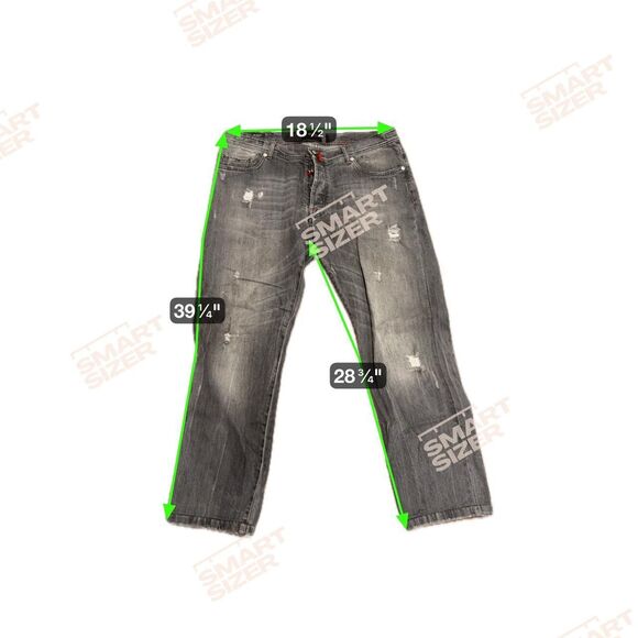 Kiton Men's Black Designer Made in Italy Denim Distressed Cotton Jeans - Picture 6 of 6